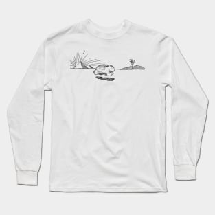 Wombat In The Desert (Edward Burne-Jones) Long Sleeve T-Shirt